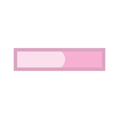 Bookmark pink sticky note with border