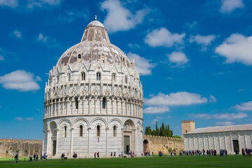 The Baptistry at Pisa.