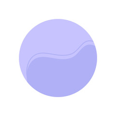 Obraz premium Circle purple sticky note