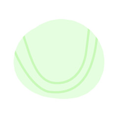 Hand drawn circle green sticky note
