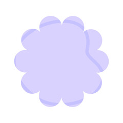 Flower purple sticky note