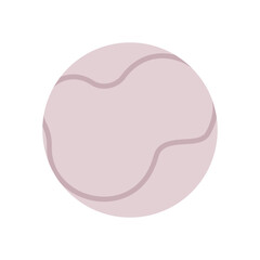 Circle gray pink sticky note