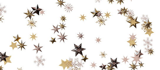 Snowflakes Falling On Snow - Winter Banner