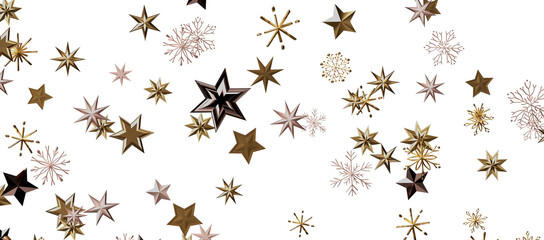 Snowflakes Falling On Snow - Winter Banner