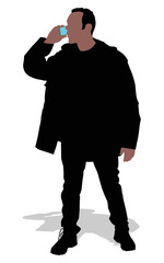 silhouette of a person