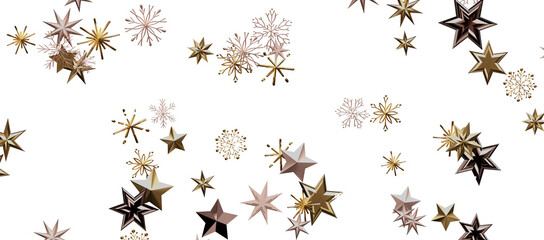 Snowflakes Falling On Snow - Winter Banner