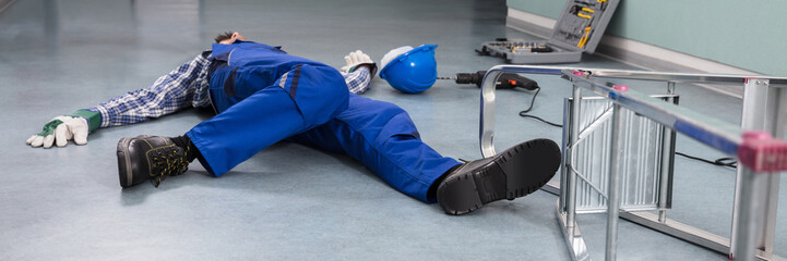 Handyman Fallen From Ladder