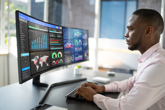 KPI Business Analytics Data Dashboard