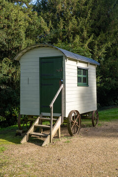 Shepherds Hut In The Countryside