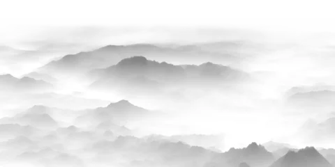 Fototapeten clouds over mountains © 凡墨映画