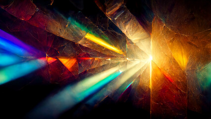 abstract_background colour shine prism cinematic light - obrazy, fototapety, plakaty