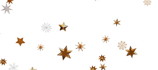 With Realistic Snowflakes Overlay On Light Silver Backdrop. Xmas Holidays