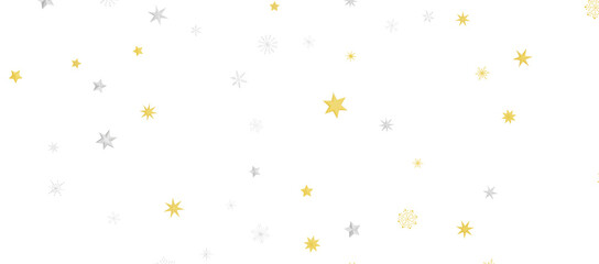 Snowflakes and bokeh lights on the blue Merry Christmas background. 3D render