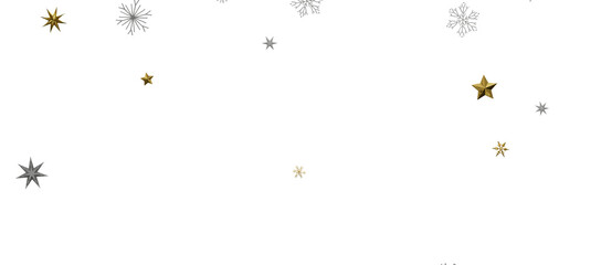 Obraz na płótnie Canvas Christmas background design of snowflake and snow falling in the winter 3d illustration
