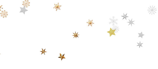 Winter christmas sky with falling snow