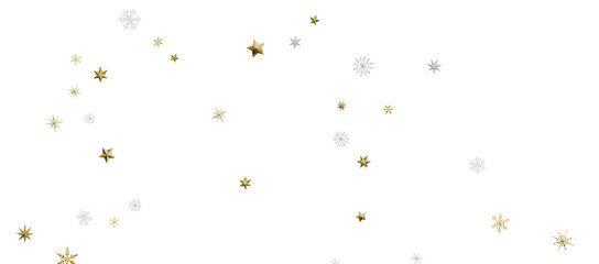 Winter christmas sky with falling snow