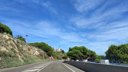 katalonien küstenstraße spanien dorf und strand
