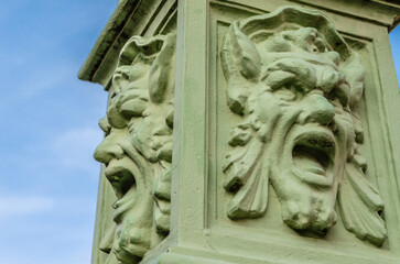 Ornamental street lighting post