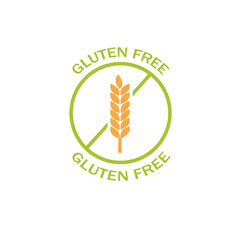 gluten free icon vector design