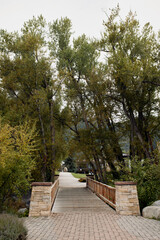 Garden at John Denver Sanctuary in Aspen, Colorado.   