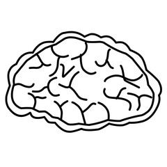 doodle brain icon