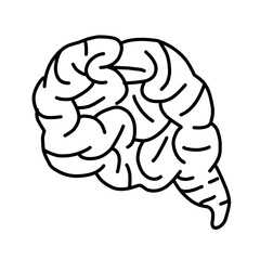 doodle brain icon