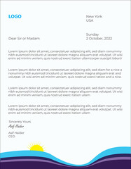 Professional Letterheads for office and business use.