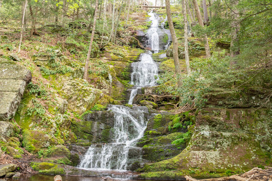 Buttermilk Falls In Delaware Water Gap National Recreation Area, NJ