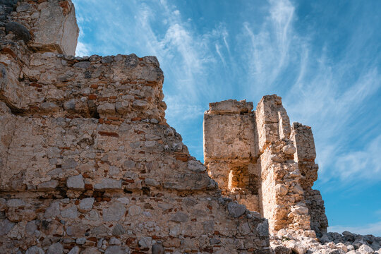 Kanli Ali Aga's Ottoman-Era Home Walls Atop Tlos Acropolis, Turkey