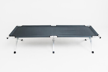 folding bed on a white background military