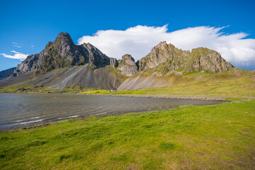 Mountain Eystrahorn in east Iceland