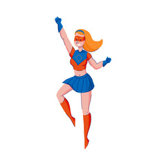 Superhero Flat Illustration