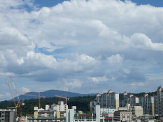 하늘, 쾌청한, 푸른, 상쾌한, 청명함, SKY, 구름, blue, 네이처, 날씨, 여름, 공기, 흐린, 천국, 높다, 명랑한