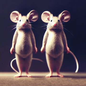 Science mice (AI-generated)