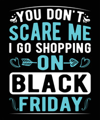 Black Friday holiday vector T-shirt