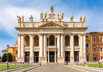 Fototapeta na wymiar Lateran basilica in Rome, Italy