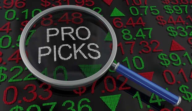 Pro Picks Best Stock Market Buys Advice Professional Tips Money Manager 3d Illustration