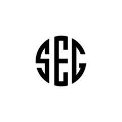 SEG Letter Initial Logo Design Template Vector Illustration
