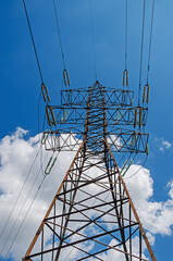 High voltage electrical transmission tower