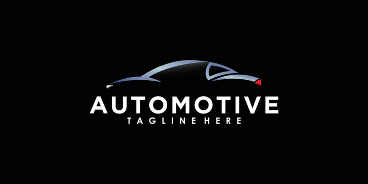 automotive and service car logo design vector with creative concept