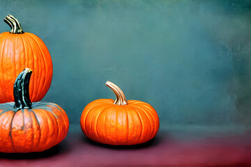 Naklejka na ściany i meble Halloween pumpkin