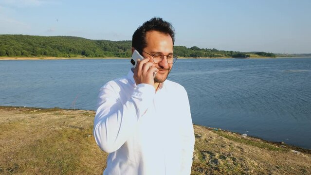 talking on the phone