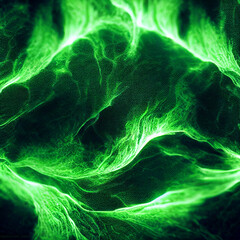 Background with green flame textures. High quality illustration