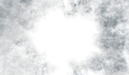 Flight through tunnel made of clouds.