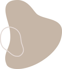 Abstract Organic Shape Vector Illustration
