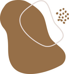 Abstract Organic Shape Vector Illustration