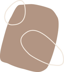 Abstract Organic Shape Vector Illustration