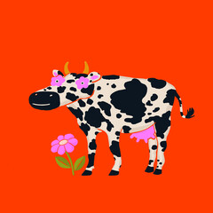 Cow Illustration