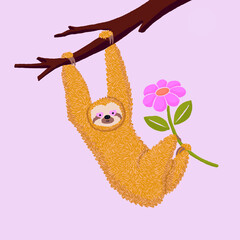 Sloth Illustration