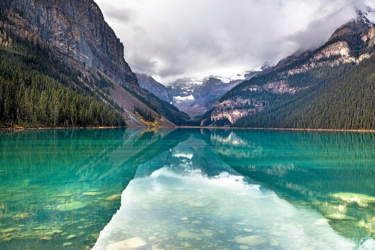 Reflecting on Lake Louise